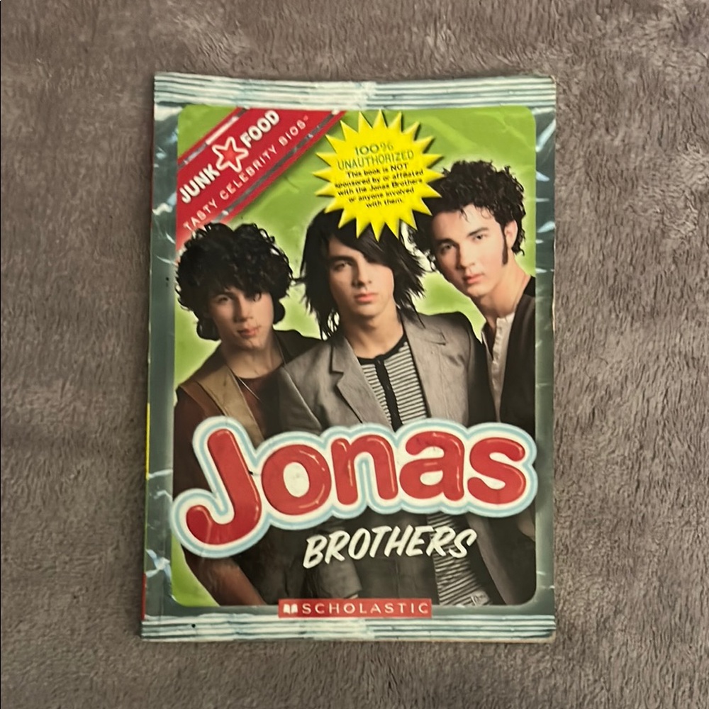 Jonas Brothers Book by Scholastic